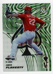 Jack Flaherty [Green Fluorescent] #ACE14 Baseball Cards 2021 Panini Mosaic Aces Prices