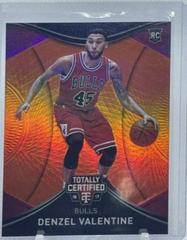 Denzel Valentine [Orange] Basketball Cards 2016 Panini Totally Certified Prices