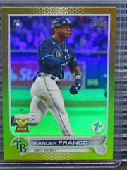 Wander Franco [Gold] #215 Baseball Cards 2022 Topps 1st Edition Prices