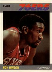 Roy Hinson Basketball Cards 1987 Fleer Prices