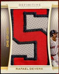 Rafael Devers Baseball Cards 2023 Topps Definitive Nameplate Collection Prices