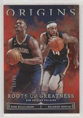 Brandon Ingram, Zion Williamson [Red] #4 Basketball Cards 2022 Panini Origins Roots Of Greatness Prices