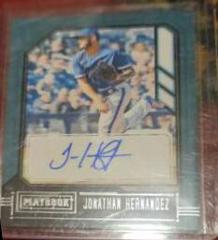 Jonathan Hernandez #PA-JH Baseball Cards 2021 Panini Chronicles Playbook Autographs Prices