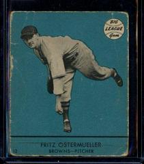 Fritz Ostermueller [Blue Background] #12 Baseball Cards 1941 Goudey Prices