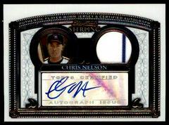 Chris Nelson [Autograph Relic] Baseball Cards 2005 Bowman Sterling Prices