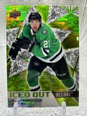 Jason Robertson [Green Rainbow] #IO-6 Hockey Cards 2021 Upper Deck Allure Iced Out Prices