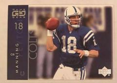 Peyton Manning #34 Football Cards 2001 Upper Deck Game Gear Prices