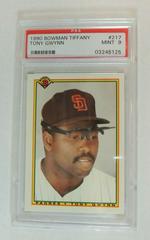 Tony Gwynn #217 Baseball Cards 1990 Bowman Tiffany Prices