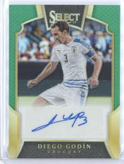 Diego Godin [Green] Soccer Cards 2016 Panini Select Signatures Prices