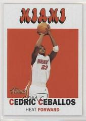 Cedric Ceballos #108 Basketball Cards 2000 Topps Heritage Prices