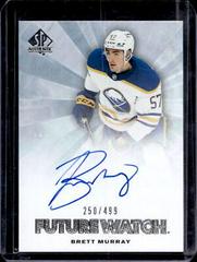 Brett Murray #RFWA-BM Hockey Cards 2021 SP Authentic Retro Future Watch Autograph Prices