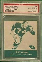 Henry Jordan Football Cards 1961 Lake to Lake Packers Prices