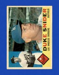 Duke Snider #493 Baseball Cards 1960 Topps Prices