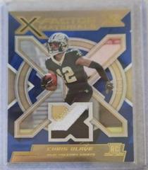 Chris Olave [Blue] #XFM-CO Football Cards 2022 Panini XR X Factor Materials Prices