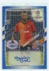 Marlos [Blue Wave Refractor] Soccer Cards 2020 Topps Chrome UEFA Champions League Autographs Prices