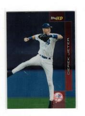 Derek Jeter [Platinum] #1 Baseball Cards 2001 Topps H.D Prices
