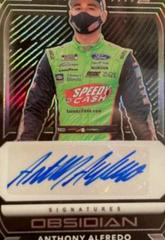 Anthony Alfredo #OS-AA Racing Cards 2021 Panini Chronicles NASCAR Obsidian Signatures Prices