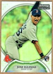 Jose Iglesias [Refractor] #43 Baseball Cards 2011 Bowman Sterling Prices