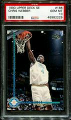 Chris Webber #186 Basketball Cards 1993 Upper Deck SE Prices