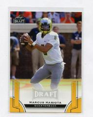 Marcus Mariota [Gold] #82 Football Cards 2015 Leaf Draft Prices