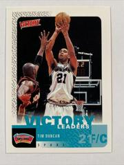 Tim Duncan #255 Basketball Cards 2000 Upper Deck Victory Prices