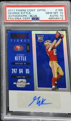 George Kittle [Autograph Blue] Football Cards 2017 Panini Contenders Optic Prices