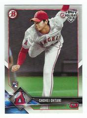 Shohei Ohtani #TH-SO Baseball Cards 2018 Topps Holiday Bowman Prices