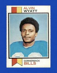Alvin Wyatt #362 Football Cards 1973 Topps Prices
