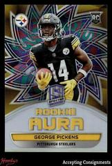 George Pickens [Psychedelic] Football Cards 2022 Panini Spectra Rookie Aura Prices
