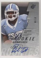 Brandon Tate [Autograph] #136 Football Cards 2009 Spx Prices