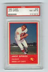 Jack Spikes #46 Football Cards 1963 Fleer Prices