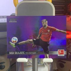 Sasa Kalajdzic [Purple Refractor] Soccer Cards 2021 Stadium Club Chrome Bundesliga Prices