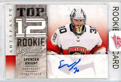 Spencer Knight Hockey Cards 2021 Upper Deck Artifacts Top 12 Rookie Signatures Prices