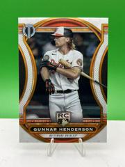 Gunnar Henderson [Orange] #99 Baseball Cards 2023 Topps Tribute Prices
