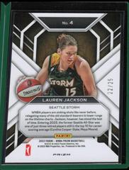 Lauren Jackson [Green Pulsar] #4 Basketball Cards 2023 Panini Prizm WNBA Hall Monitors Prices