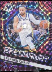 Stephen Curry [Purple] #3 Basketball Cards 2022 Panini Mosaic Breakaway Prices