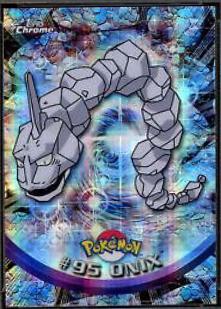 Onix [Tekno] #95 Pokemon 2000 Topps Chrome