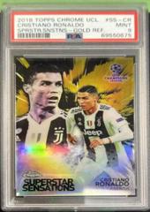 Cristiano Ronaldo [Gold Refractor] Soccer Cards 2018 Topps Chrome UEFA Champions League Superstar Sensations Prices