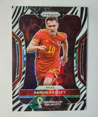 Aaron Ramsey [Choice Zebra] #295 Soccer Cards 2022 Panini Prizm World Cup Prices