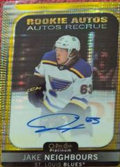 Jake Neighbours [Seismic Gold] #R-JN Hockey Cards 2021 O-Pee-Chee Rookie Autographs Prices