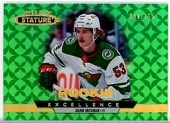 Adam Beckman [Green] Hockey Cards 2021 Upper Deck Stature Rookie Excellence Prices