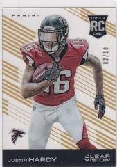 Justin Hardy [Gold] Football Cards 2015 Panini Clear Vision Prices