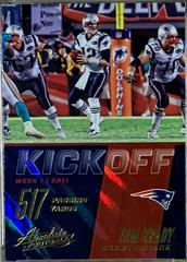 Tom Brady #1 Football Cards 2017 Panini Absolute Kickoff Prices