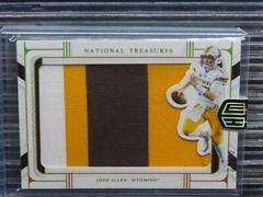 Josh Allen [Gold] #SIL-JAL Football Cards 2022 Panini National Treasures Collegiate Silhouettes Prices