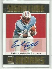 Earl Campbell Football Cards 2018 Donruss Signature Marks Prices