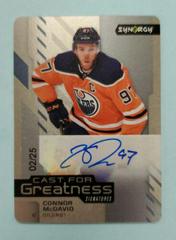 Connor McDavid Hockey Cards 2021 Upper Deck Synergy Cast for Greatness Signatures Prices