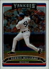 Bernie Williams [Refractor] #44 Baseball Cards 2006 Topps Chrome Prices