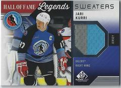 Jari Kurri Hockey Cards 2021 SP Game Used HOF Legends Sweaters Prices
