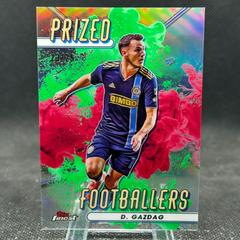 Daniel Gazdag [Green Red] #PFF-10 Soccer Cards 2023 Finest MLS Prized Footballers Fusion Prices