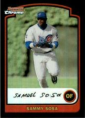 Sammy Sosa [Refractor] #7 Baseball Cards 2003 Bowman Chrome Prices